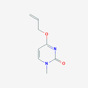 molecular formula C8H10N2O2 B1199454 1-Methyl-4-prop-2-enoxypyrimidin-2-one CAS No. 6381-01-7