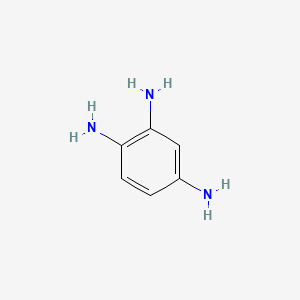 molecular formula C6H9N3 B1199461 1,2,4-Triaminobenzene CAS No. 615-71-4