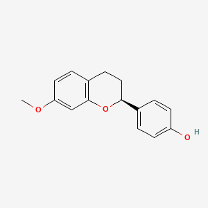 molecular formula C16H16O3 B1199469 4'-Hydroxy-7-methoxyflavan CAS No. 27348-54-5