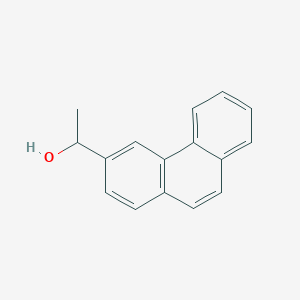 molecular formula C16H14O B11994696 1-Phenanthren-3-ylethanol CAS No. 7494-58-8
