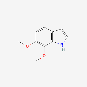 molecular formula C10H11NO2 B1199488 6,7-Dimethoxy-1h-indole CAS No. 31165-13-6