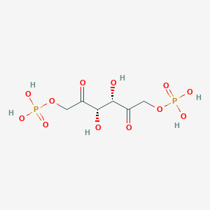 molecular formula C6H12O12P2 B1199489 [(3S,4S)-3,4-dihydroxy-2,5-dioxo-6-phosphonooxyhexyl] dihydrogen phosphate CAS No. 39217-32-8