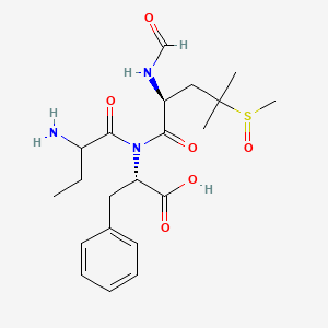 molecular formula C21H31N3O6S B1199499 N-Formylmethionyl sulfoxide-leucyl-phenylalanine CAS No. 77543-03-4