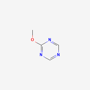 molecular formula C4H5N3O B1199507 2-Methoxy-1,3,5-triazine CAS No. 17635-40-4