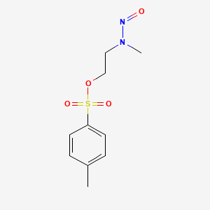 molecular formula C10H14N2O4S B1199513 N-Nitrosomethyl-(2-tosyloxyethyl) amine CAS No. 66398-63-8