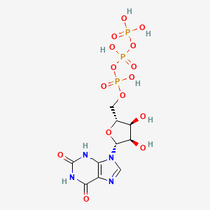 molecular formula C10H15N4O15P3 B1199517 Xanthosine 5'-triphosphate CAS No. 6253-56-1