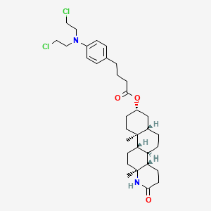 molecular formula C33H48Cl2N2O3 B1199528 Hsal-chlorambucil CAS No. 68426-41-5