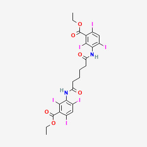 molecular formula C24H22I6N2O6 B1199534 Iodipamide ethyl ester CAS No. 76994-60-0