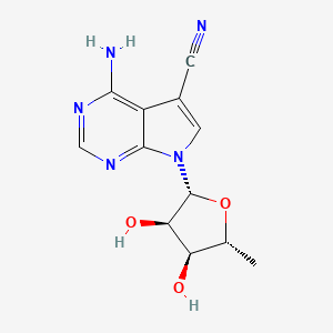 molecular formula C12H13N5O3 B1199537 5'-Deoxytoyocamycin CAS No. 65562-55-2
