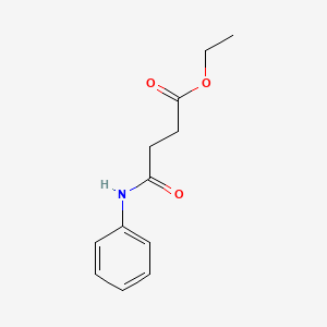 molecular formula C12H15NO3 B11995373 Ethyl 4-anilino-4-oxobutanoate 