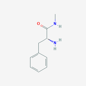molecular formula C10H14N2O B119955 (R)-2-Amino-N-methyl-3-phenylpropanamide CAS No. 144836-90-8