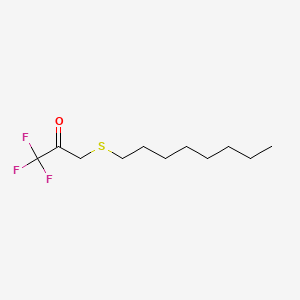 molecular formula C11H19F3OS B1199560 3-Octylthio-1,1,1-trifluoro-2-propanone CAS No. 89820-00-8