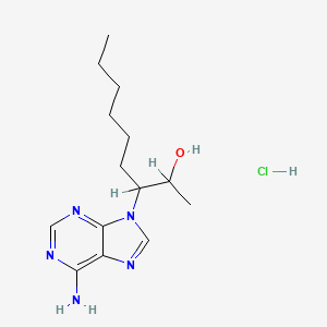 molecular formula C14H24ClN5O B1199567 EHNA (Hydrochloride) 