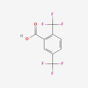 molecular formula C9H4F6O2 B1199570 2,5-Bis(trifluoromethyl)benzoic acid CAS No. 42580-42-7