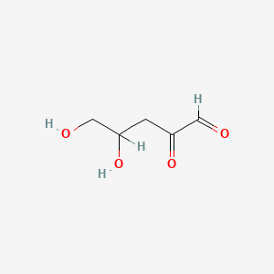 molecular formula C5H8O4 B1199580 3-Deoxy-glycero-pentos-2-ulose CAS No. 6815-38-9