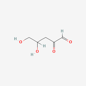 molecular formula C5H8O4 B1199580 4,5-Dihydroxy-2-oxopentanal CAS No. 6815-38-9