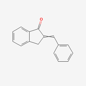 molecular formula C16H12O B1199582 2-Benzylideneindan-1-one 