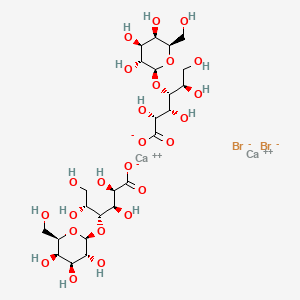 molecular formula C24H42Br2Ca2O24 B1199587 Calcium bromolactobionate CAS No. 33659-28-8