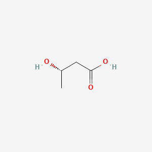 molecular formula C4H8O3 B1199589 (S)-3-hydroxybutyric acid CAS No. 6168-83-8