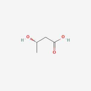 molecular formula C4H8O3 B1199589 (S)-3-Hydroxybutyric acid CAS No. 6168-83-8