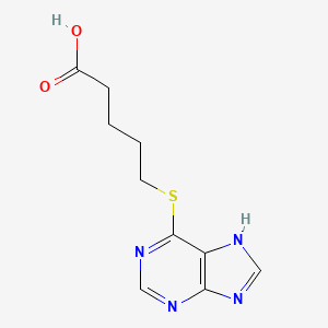 molecular formula C10H12N4O2S B1199592 Buthiopurine CAS No. 608-12-8