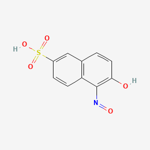 5-(Hydroxyimino)-6-oxo-5,6-dihydronaphthalene-2-sulfonic acid