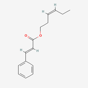 molecular formula C15H18O2 B1199603 (Z)-3-hexenyl cinnamate CAS No. 68133-75-5