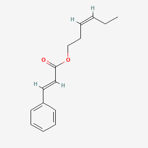 molecular formula C15H18O2 B1199603 Cinnamic Acid cis-3-Hexen-1-yl Ester CAS No. 68133-75-5