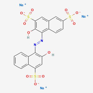 molecular formula C20H11N2Na3O11S3 B1199604 Hydroxynaphthol blue CAS No. 63451-35-4