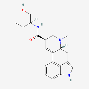 molecular formula C20H25N3O2 B1199605 9,10-Didehydro-N-[1-(hydroxymethyl)-propyl]-D-lysergamide CAS No. 20313-98-8