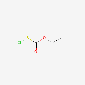 molecular formula C3H5ClO2S B1199607 Carboethoxysulfenyl chloride CAS No. 26555-35-1
