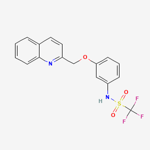 molecular formula C17H13F3N2O3S B1199608 Ritolukast CAS No. 111974-60-8