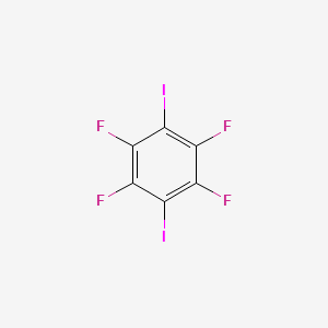 molecular formula C6F4I2 B1199613 1,2,4,5-Tetrafluoro-3,6-diiodobenzene CAS No. 392-57-4