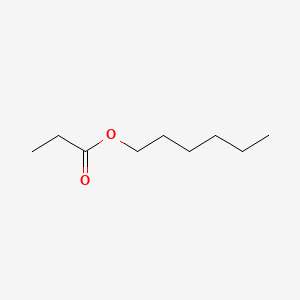 molecular formula C9H18O2 B1199626 Hexyl propionate CAS No. 2445-76-3