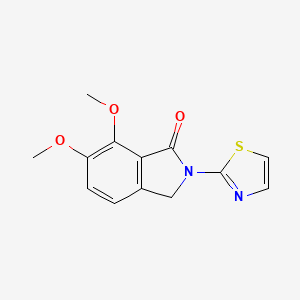 molecular formula C13H12N2O3S B1199637 6,7-二甲氧基-2-(2-噻唑基)-3H-苯并吲哚-1-酮 