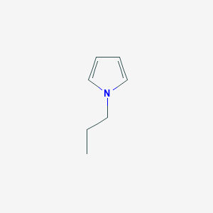 molecular formula C7H11N B11996432 1H-Pyrrole, 1-propyl- CAS No. 5145-64-2