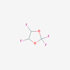 molecular formula C3H2F4O2 B1199646 Dioxyflurane CAS No. 60010-41-5