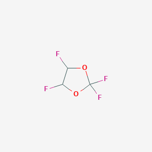 molecular formula C3H2F4O2 B1199646 2,2,4,5-Tetrafluoro-1,3-dioxolane CAS No. 60010-41-5