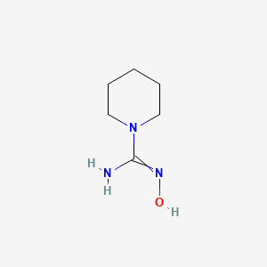 molecular formula C6H13N3O B1199650 N-hydroxy-1-piperidinecarboximidamide CAS No. 29044-24-4