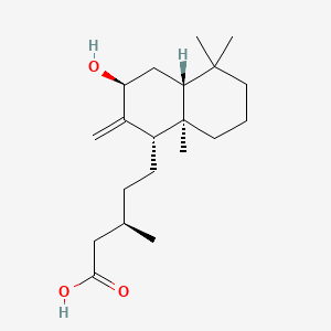 1-Naphthalenepentanoic acid, decahydro-3-hydroxy-beta,5,5,8a-tetramethyl-2-methylene-, (betaR,1S,3S,4aR,8aR)-