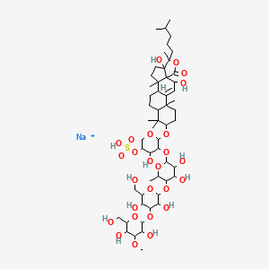 molecular formula C54H88NaO26S+ B1199653 Echinoside A CAS No. 75410-53-6