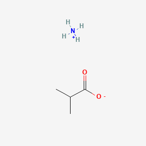 molecular formula C4H11NO2 B1199665 Ammonium isobutyrate CAS No. 22228-82-6
