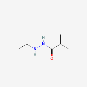 molecular formula C7H16N2O B11996889 Isobutyric acid, 2-isopropylhydrazide CAS No. 6232-97-9