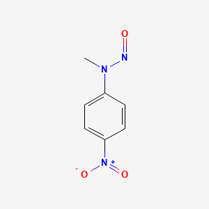 molecular formula C7H7N3O3 B1199705 N-Nitroso-N-methyl-4-nitroaniline CAS No. 943-41-9