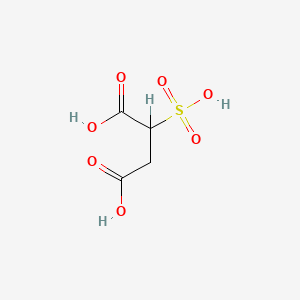 molecular formula C4H6O7S B1199712 Sulfosuccinic acid CAS No. 5138-18-1
