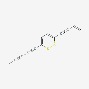 molecular formula C13H8S2 B1199724 Thiarubrine B CAS No. 71539-72-5
