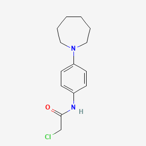 N-[4-(azepan-1-yl)phenyl]-2-chloroacetamide