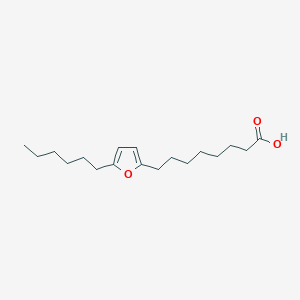 molecular formula C18H30O3 B1199742 8-(5-Hexylfuran-2-yl)octanoic acid CAS No. 4179-44-6