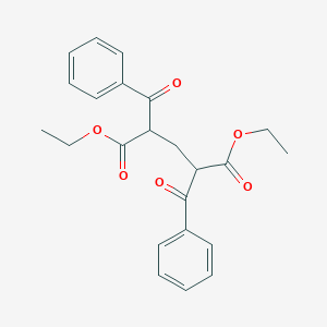 molecular formula C23H24O6 B11997441 Diethyl 2,4-dibenzoylpentanedioate CAS No. 21299-15-0