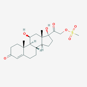 molecular formula C22H32O7S B119975 Cortisol 21-mesylate CAS No. 6677-96-9